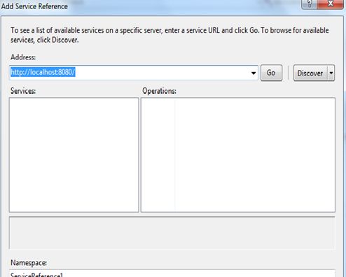 service Refernce to project